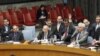Посол Росії в ООН Віталій Чуркін голосує за припинення місії ООН з підтримання миру у Грузії, Нью-Йорк, 15 червня 2009 р.