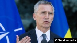Генсекретар НАТО Єнс Столтенберґ у Києві, 10 липня 2017 року