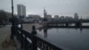 Набережная Кальмиуса в Донецке