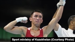Махмұд Сабырхан Азия чемпионы атанған сәт. Таиланд. 11 желтоқсан 2024 жыл. (Сурет: Спортты дамыту дирекциясы)