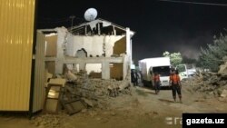 Снос частных домов на массиве Себзар в Ташкенте. Фото взято с сайта Gazeta.uz.