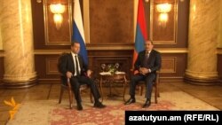 Հովիկ Աբրահամյան և Դմիտրի Մեդվեդև, Երևան, 7-ը ապրիլի, 2016թ․